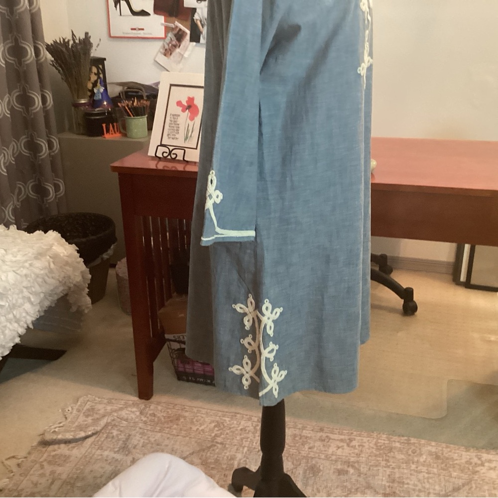 Vintage Lucky Brand Embroidered Dress - Picture 4 of 7